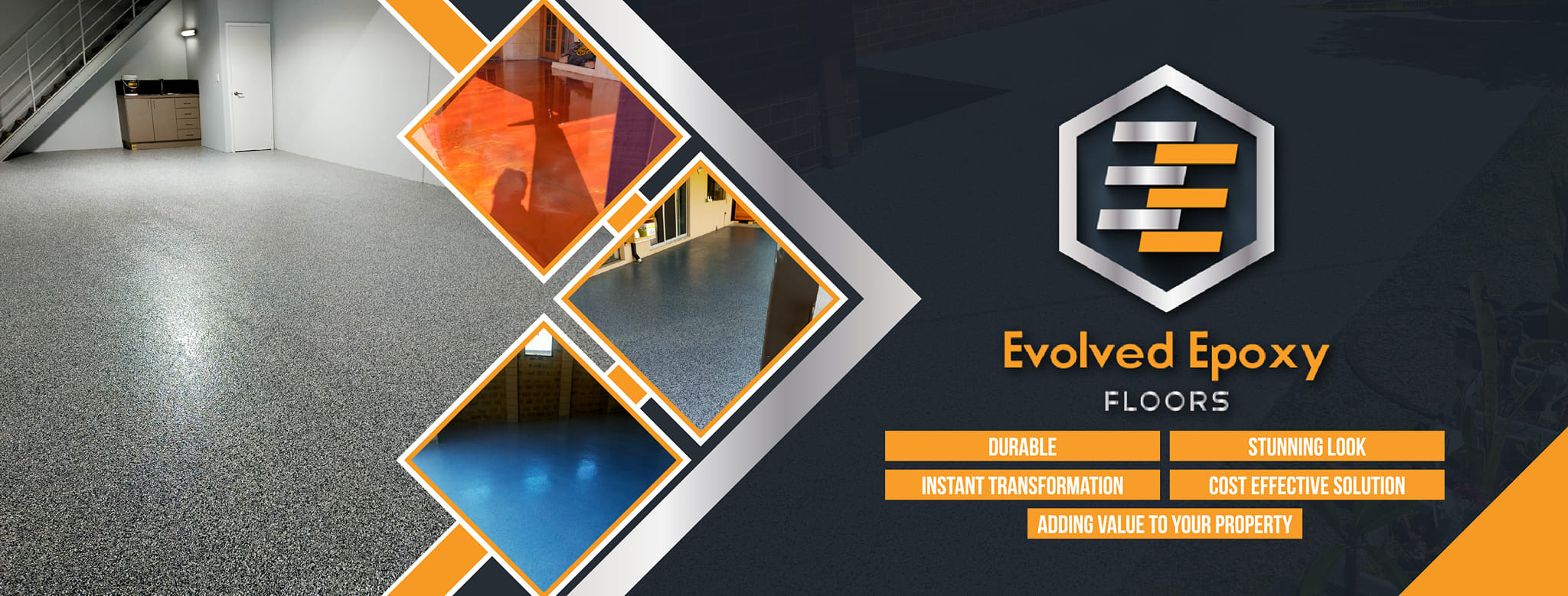 Evolved Epoxy Floors Perth WA - Transform your home instantly with a stunning, durable, cost-effective flooring solution, adding value to your home/property.